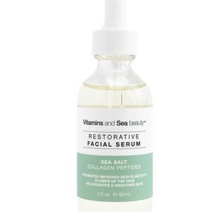 Vitamins and Sea Beauty Sea Salt and Collagen Peptides Serum Anti-Aging NEW PC